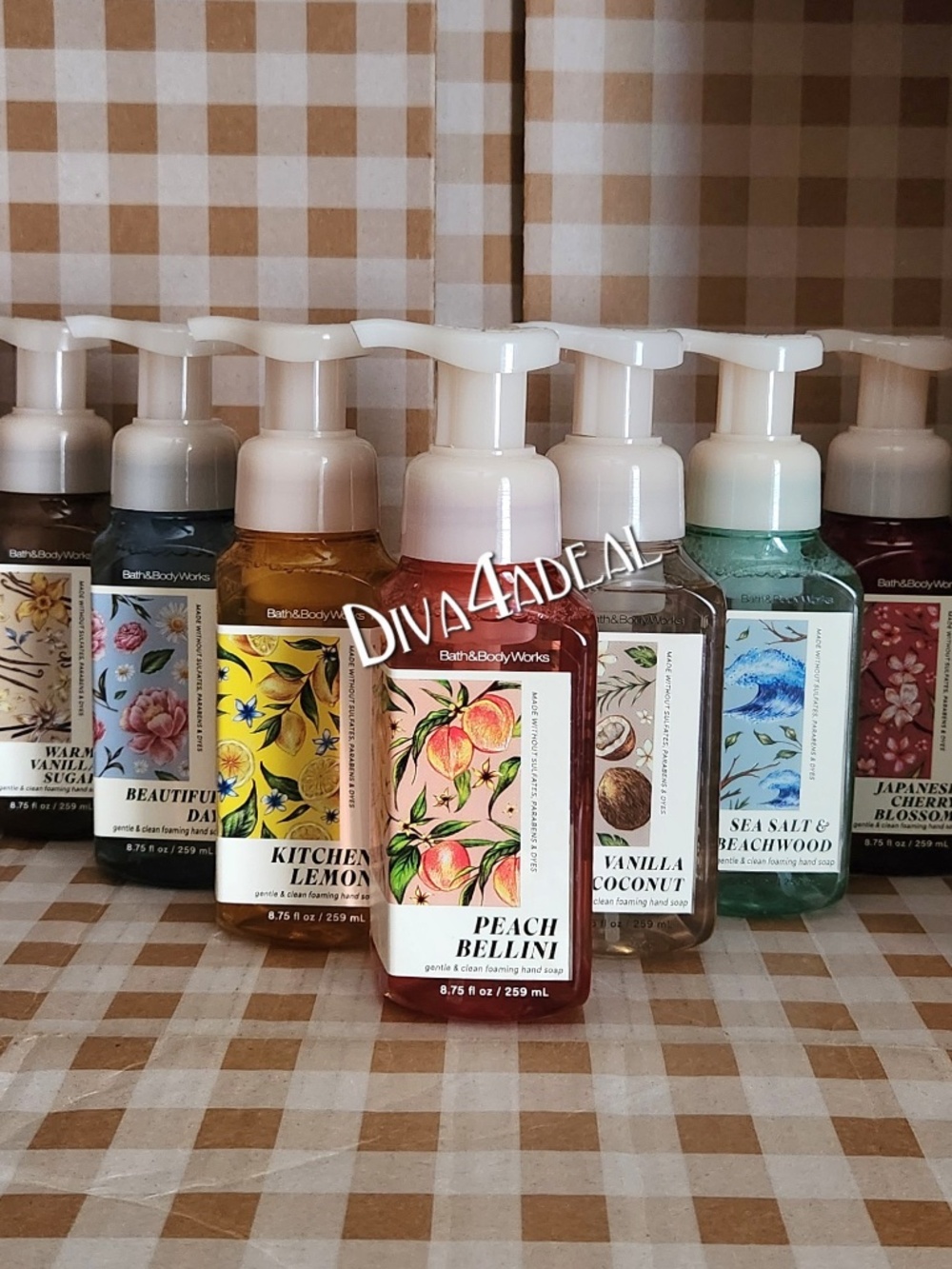 7X Bath & Body Works SPRING Foam Hand Soap Collection Set Bundle